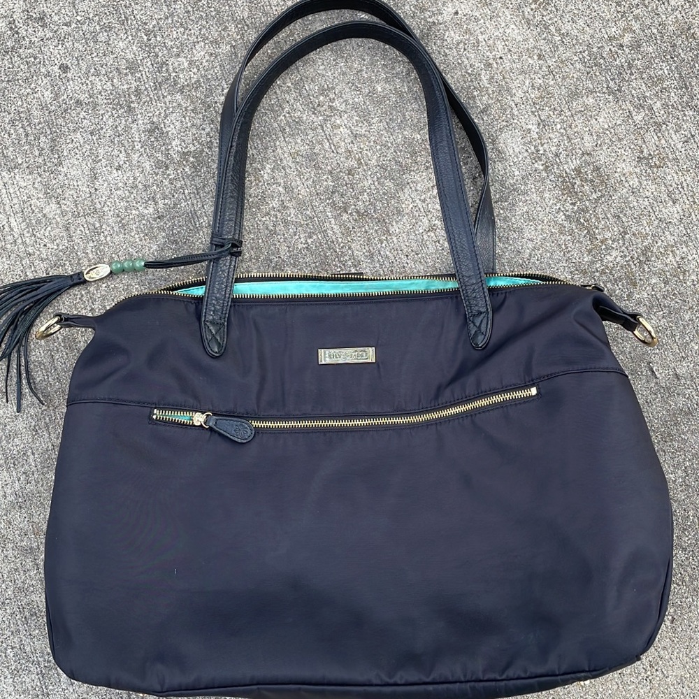 Lily Jade Nylon (black) Jennifer diaper bag or work bag